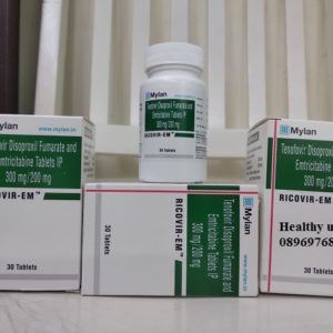 Thuốc ricovir- em 300mg tenofovir và 200mg emtricitabine (4)