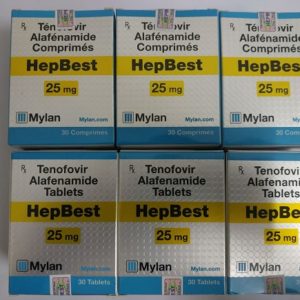 Thuốc Hepbest 25mg Tenofvir Alafenamide điều trị nhiễm HIV và nhiễm virus viêm gan B mạn tính (HBV) (1)